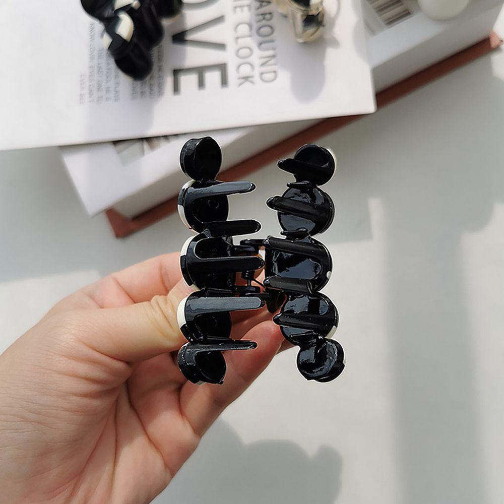 IVORY Kẹp Tóc Càng Cua Hình Tròn Nhỏ Phong Cách Retro Thời Trang Cho Nữ