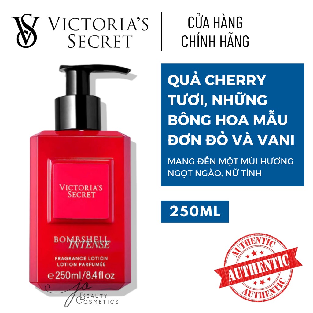 Sữa dưỡng thể nước hoa Victoria’s Secret ✨NGỌT NGÀO – NỮ TÍNH✨Fragrance Lotion 250ml - Bomshell Intense