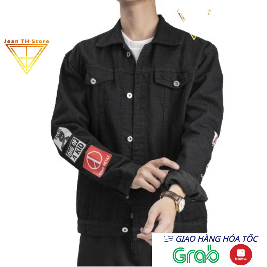 Áo khoác jean unisex nam nữ G-dragon thời trang trẻ trung phong cách ulzzang chống nắng