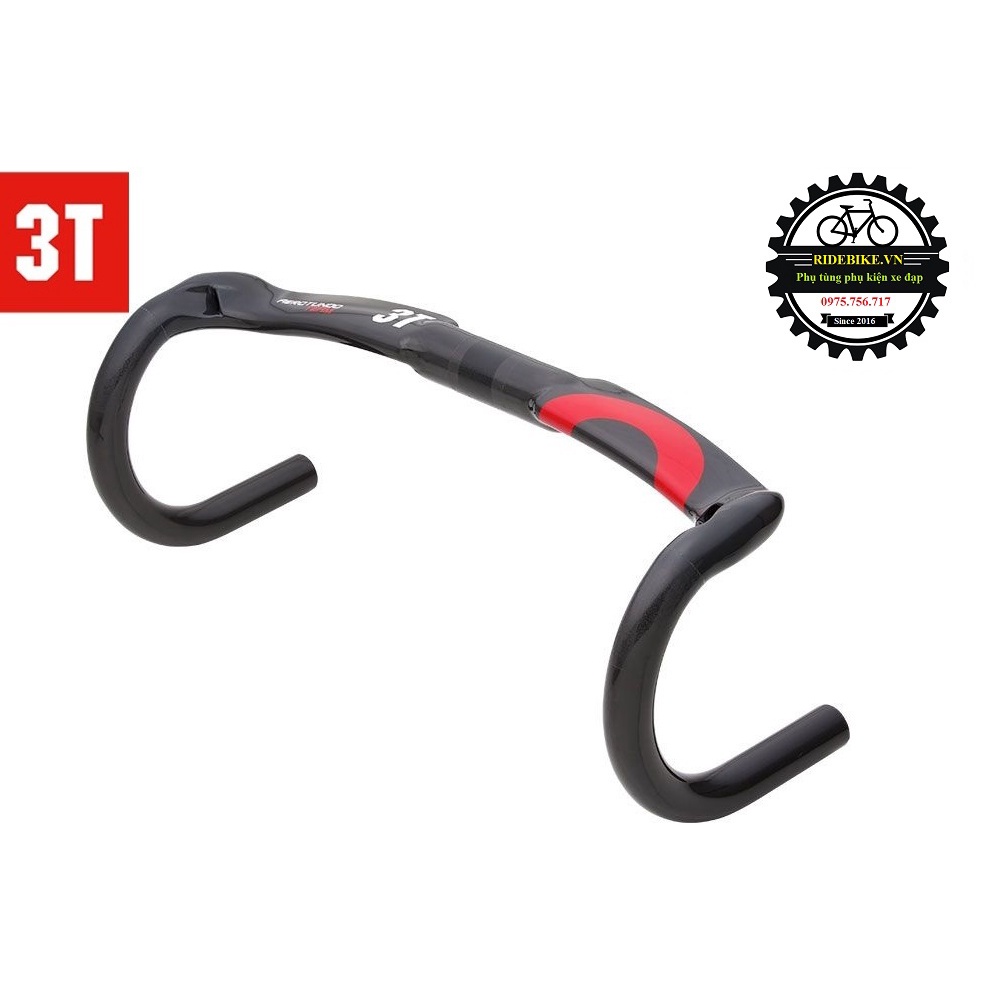 Ghi đông xe đạp đua ( road ) Carbon 3T 31.8*400mm/420mm/440mm