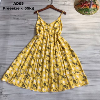 Đầm Mặc Nhà Tole Lanh 2 Dây