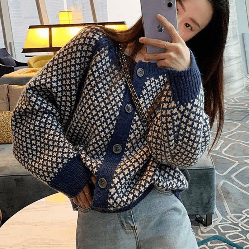 Áo len nữ phong cách Hàn Quốc đẹp, Áo len cổ lọ gió thường của phụ nữ mùa thu và mùa đông 2022 mới của Nhật Bản mặc bên