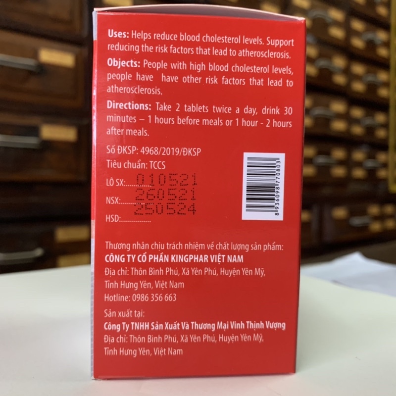 Viên Mỡ Máu - Giảm mỡ máu, xơ vữa động mạch