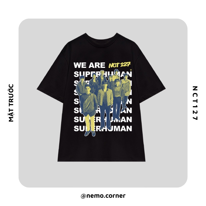 Áo Thun In Hình NCT127 SuperHuman