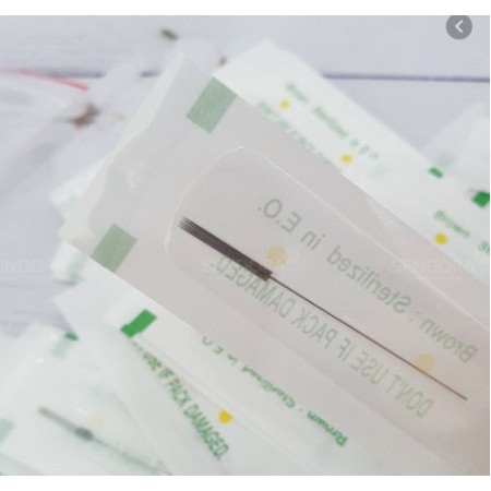 Kim Xăm Phổ Thông 0.35 x 50mm  Combo 100 kim