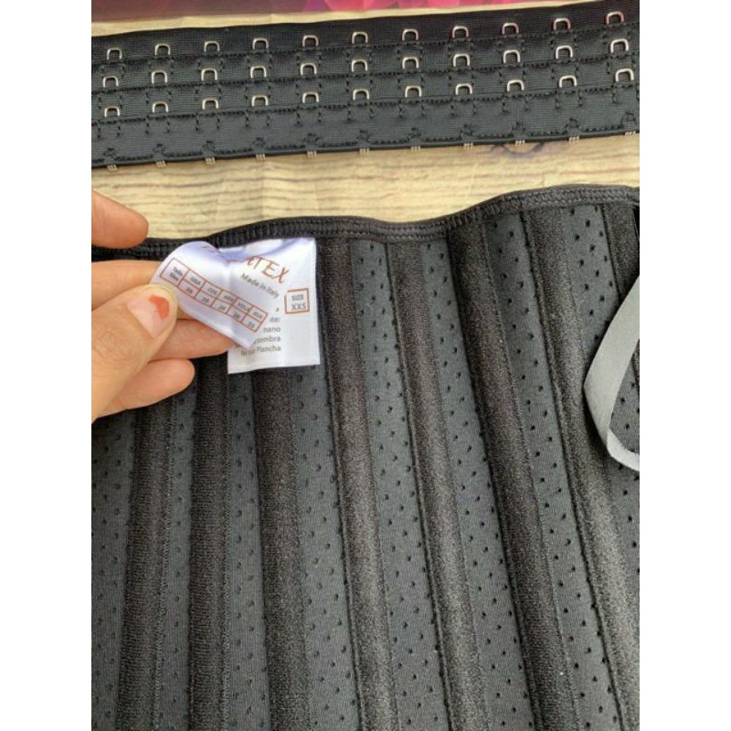 Đai Nịt Bụng Cao Cấp Vita Latex 22 Xương. Tặng Kèm Thanh Nới + Lót Liner + Thước Dây