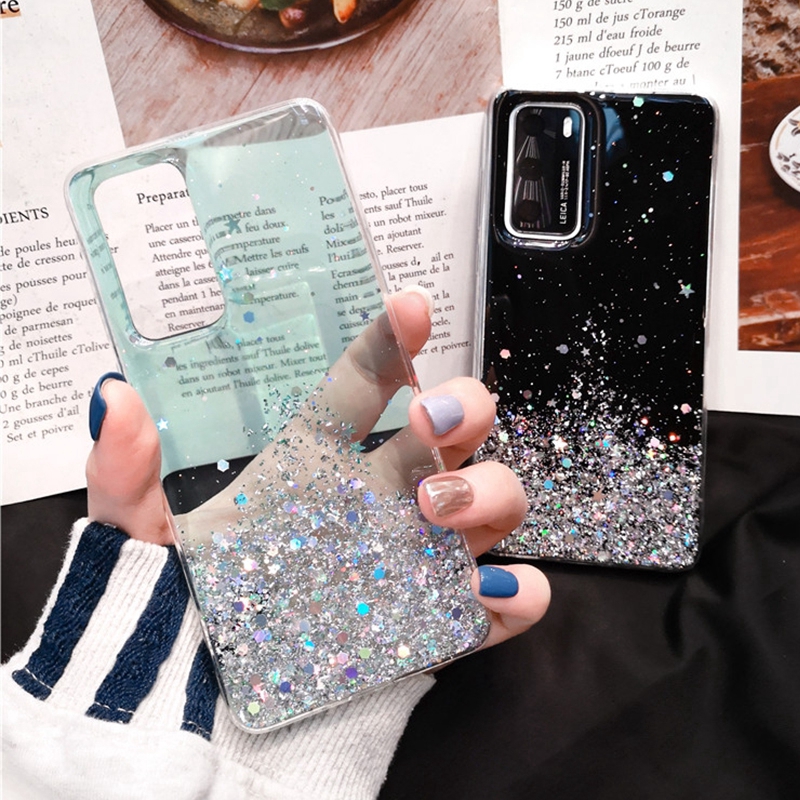 Ốp điện thoại kim tuyến nước cho Samsung Galaxy Note 20 Ultra Note 10+ S10 Note 10 Lite S20 Ultra S20 Plus