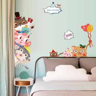 decal dán tường các con thú ngộ nghĩnh