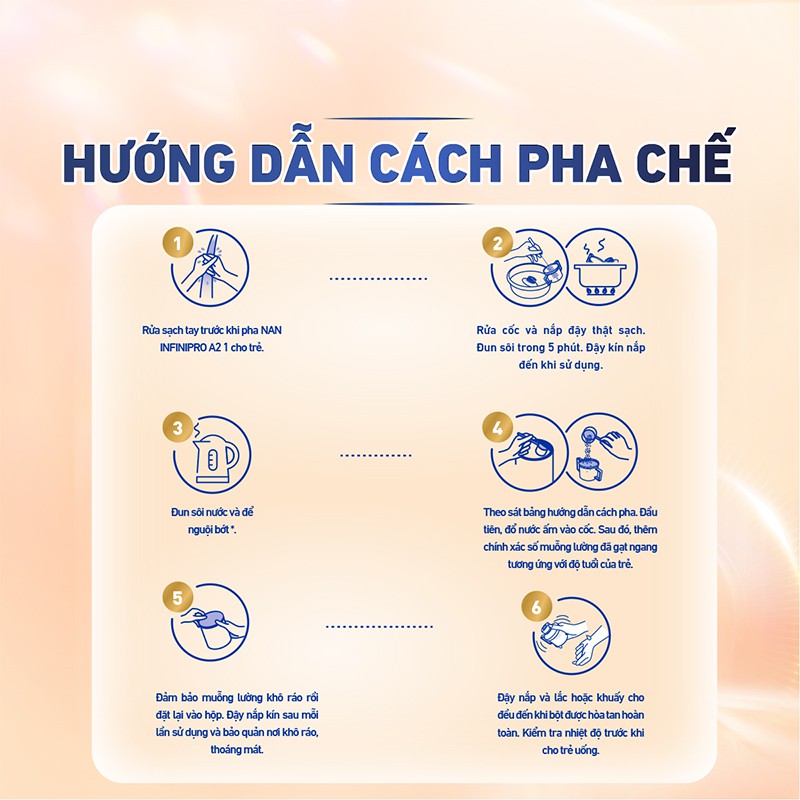 [Tặng 01 Thùng rác treo cánh tủ] Sản phẩm dinh dưỡng công thức Nestlé NAN INFINIPRO A2 3 lon 800g