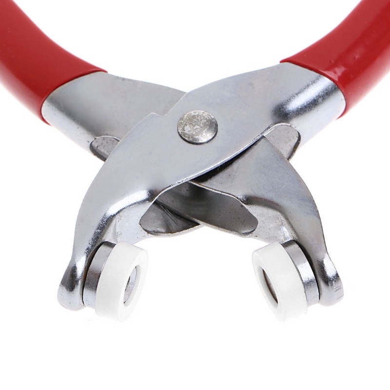 Kìm Bấm Cúc Vành Áo Kim Loại Đa Năng Bộ Kìm Bấm Khuy Kèm Cúc Bấm 9.5mm Thép Không Gỉ, Khoen Ore Quần Áo Tiện Lợi