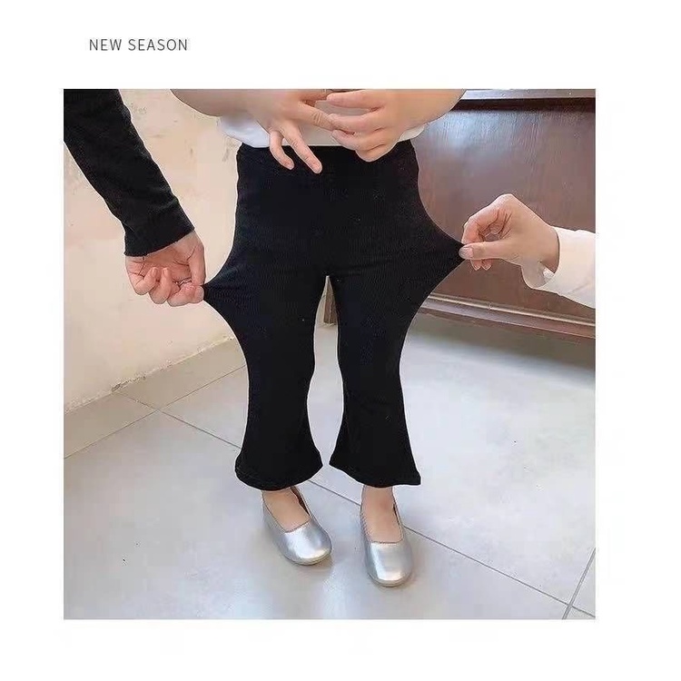 Quần Dài Ống Loe Điệu Đà Cho Bé Gái , Vải Cotton Xịn Sò Quần Dài Bé Gái size 8-20kg