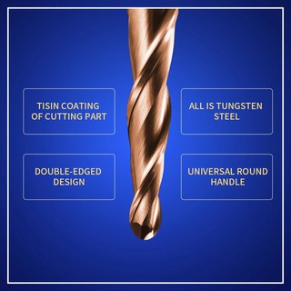 Mũi dao Taper cắt khắc CNC 2 lưỡi 55HRC hợp kim tungsten