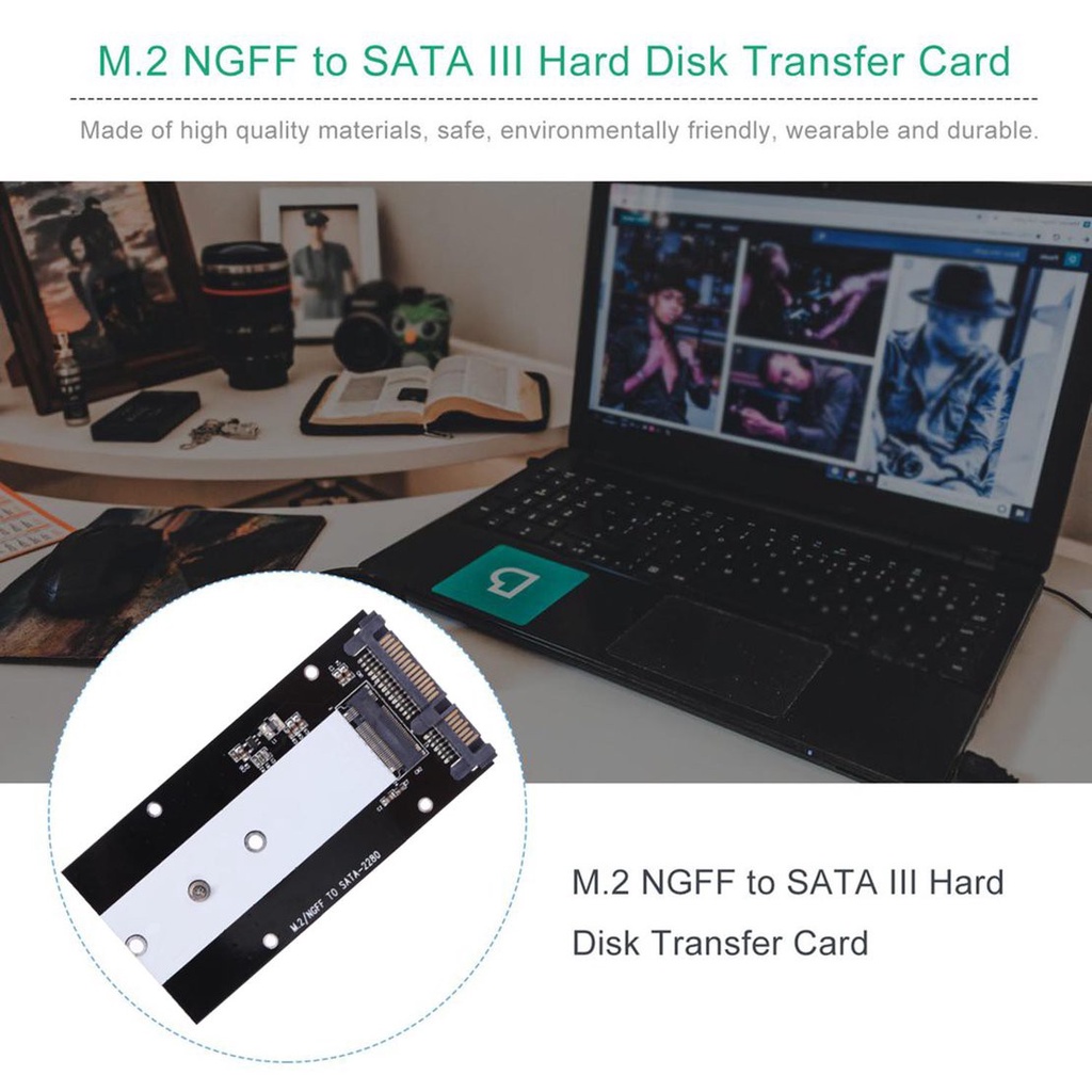 Thẻ Chuyển Đổi M.2 Ngff Sang Sata Iii Ssd 2230 / 2242 / 2260 / 2280 | BigBuy360 - bigbuy360.vn