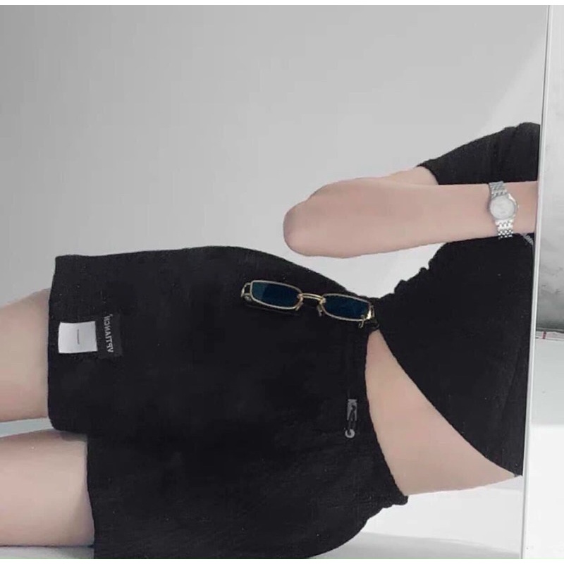 [GIÁ HUỶ DIỆT] Quần Short Đùi Nữ Logo - Quần Đùi Ống Rộng Ulzzang (có video ảnh thật)