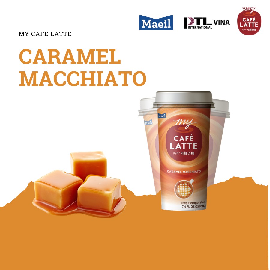 Cà Phê Uống Liền MAEIL My Café Latte Nhập Khẩu Hàn Quốc, Hương Vị Thơm Ngon 220ml