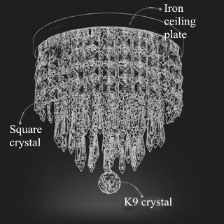 Đèn LED treo trần trang trí nội thất kiểu dáng hiện đại