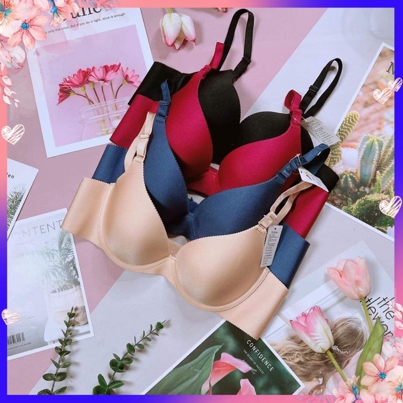 Áo Lót Định Hình Thái Lan Su Non Mút Mỏng Có Gọng,Nâng&Gom Ngực Chống Chảy Xệ