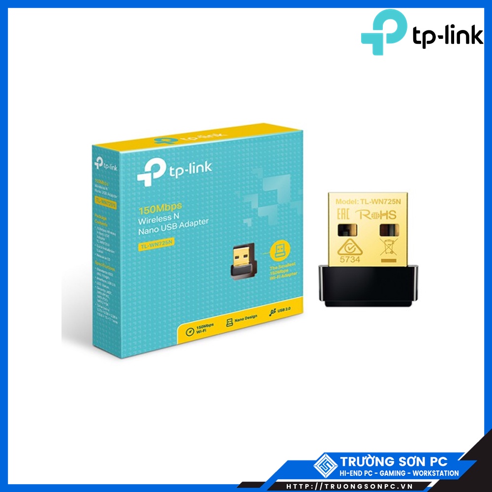 USB Thu Sóng WIFI TP-Link TL- WN725N Nano (Hàng chính hãng)