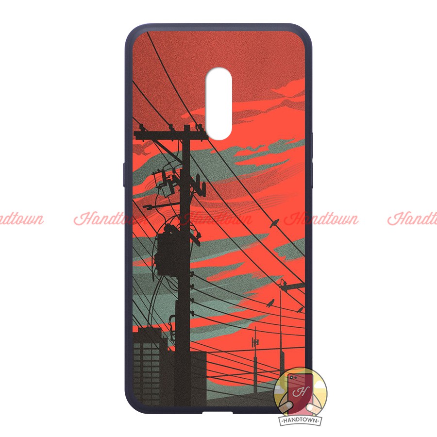 Ốp lưng Realme X dẻo đen in hình