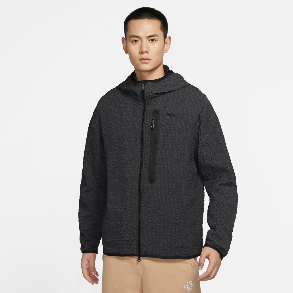 Áo Khoác Nike Có Mũ Trùm Phối Khóa Kéo DQ4323
