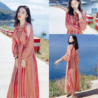 Váy trễ vai mặc được 2 kiểu size s m l xl