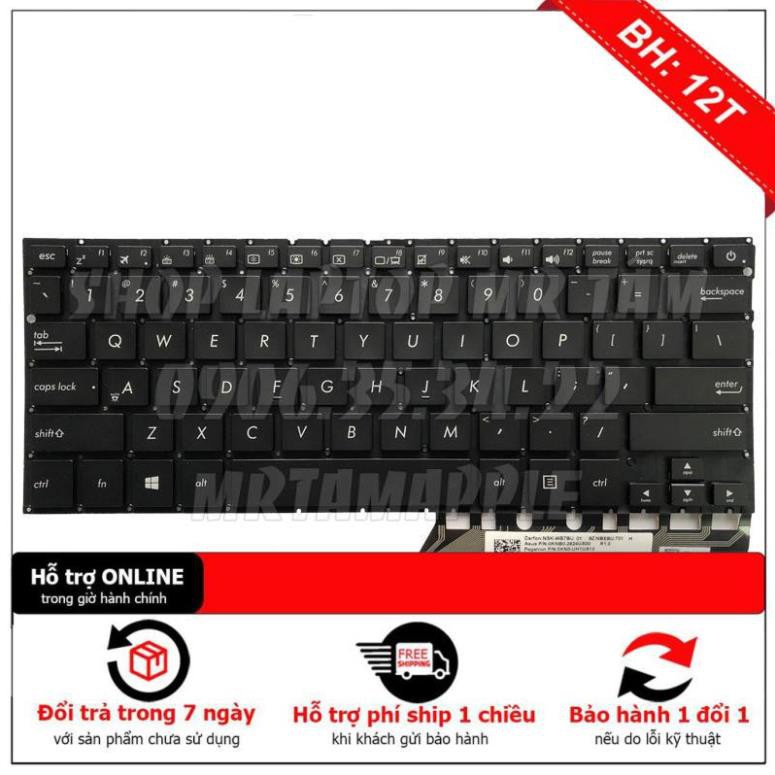 [BH12TH] (KEYBOARD) BÀN PHÍM LAPTOP ASUS UX430 dùng cho Zenbook UX430 UX430 UX430U