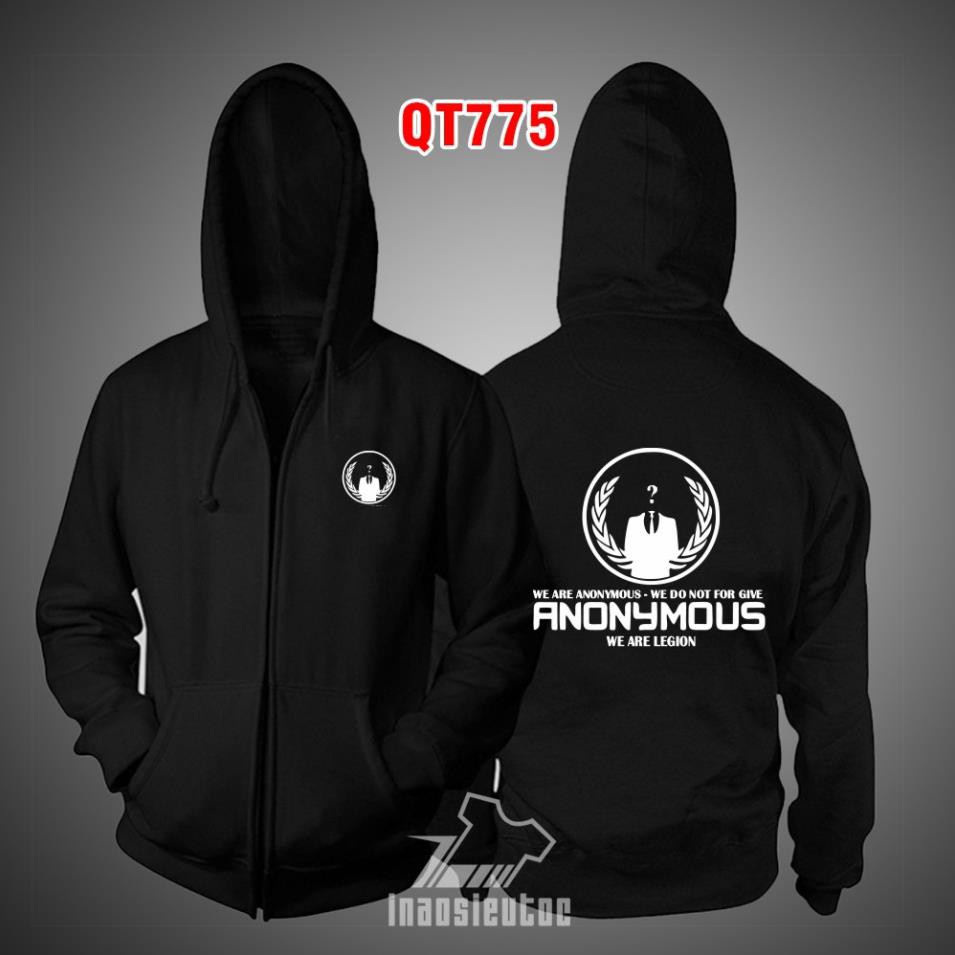 Áo khoác hacker Anonymous đẹp giá rẻ chất lượng