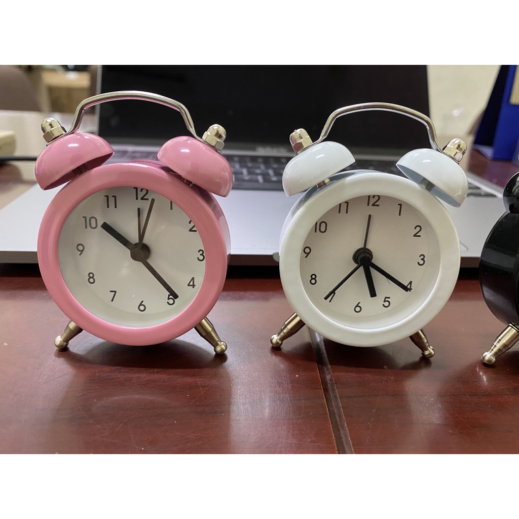 SIÊU NHỎ - đồng hồ để bàn trang trí siêu siêu bé, có báo thức - có pin dẹp kèm theo
