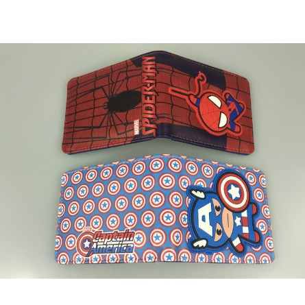 Leather wallet printed with funny superhero motifs for men | BigBuy360 - bigbuy360.vn