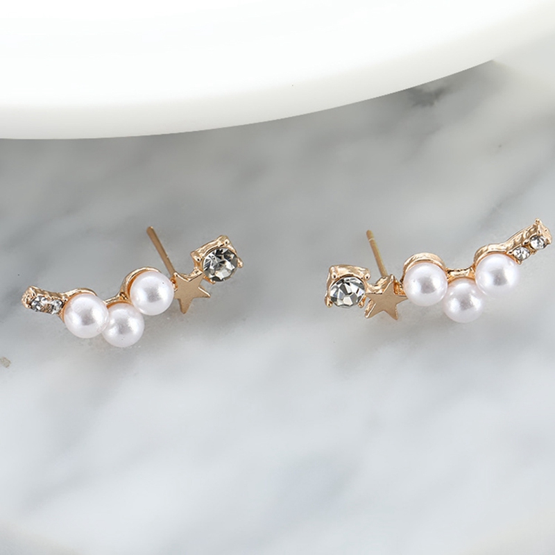 Hoa tai hoạ tiết hình ngôi sao thiết kế đơn giản cho phái nữ