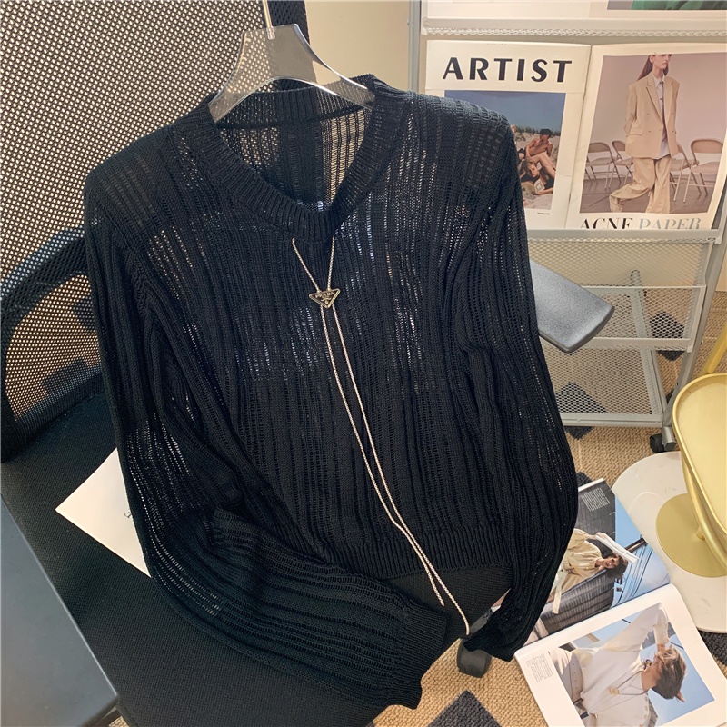 NRVP Áo Sweater Dài Tay Phong Cách Hàn Quốc Sành Điệu Dành Cho Nữ