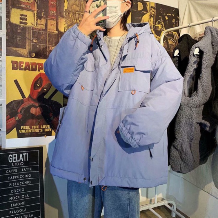 Áo Khoác Mùa Đông, Áo Khoác Kaki Nam Nữ Cặp Đôi Unisex Chất Dày Dặn Hàng Quảng Châu | BigBuy360 - bigbuy360.vn