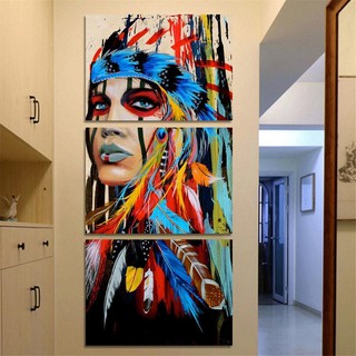 Tranh treo tường chất liệu canvas không khung họa tiết hiện đại