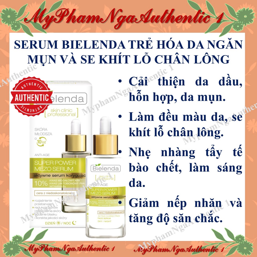 Serum dưỡng da, chống lão hóa Bielenda