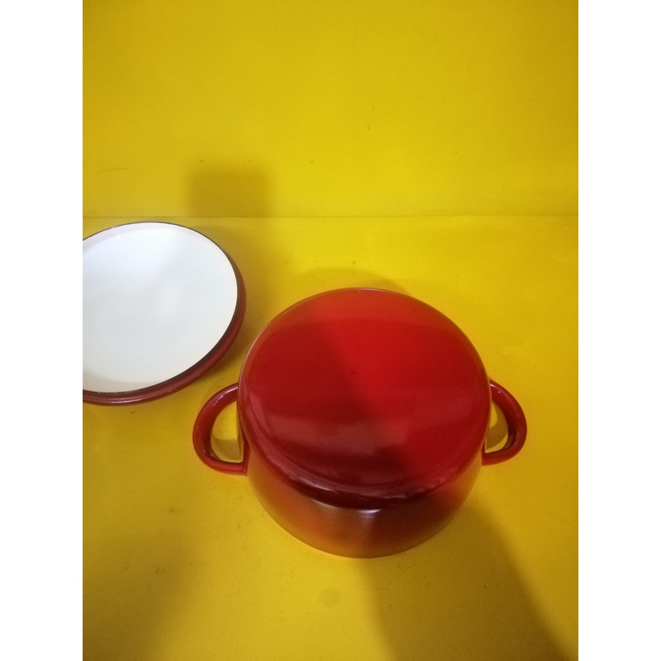 Nồi men nội địa Nhật, size 20cm, cao 10cm (mã 753), Dùng được bếp từ