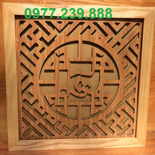 chắn khói gỗ sồi 41cm