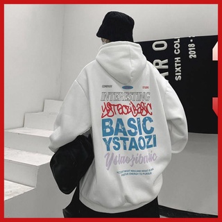 [áo khoác hoodie] Áo Hoodie Dáng Rộng Phong Cách Mùa Thu Hàn Quốc Mới 2021 Dễ Phối Đồ Cho Nam
