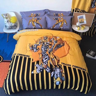 Bộ chăn ga gối cotton lụa trẻ em