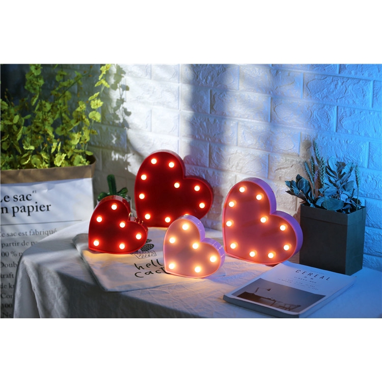 【HÀNG SẴN】Đèn LED hình trái tim để bàn trang trí DECOR  phòng ngủ , quà tặng lễ tình nhân, VALENTINE MOXI.