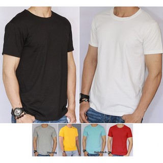 Áo thun nam trơn cotton cổ tròn | Áo phông basic