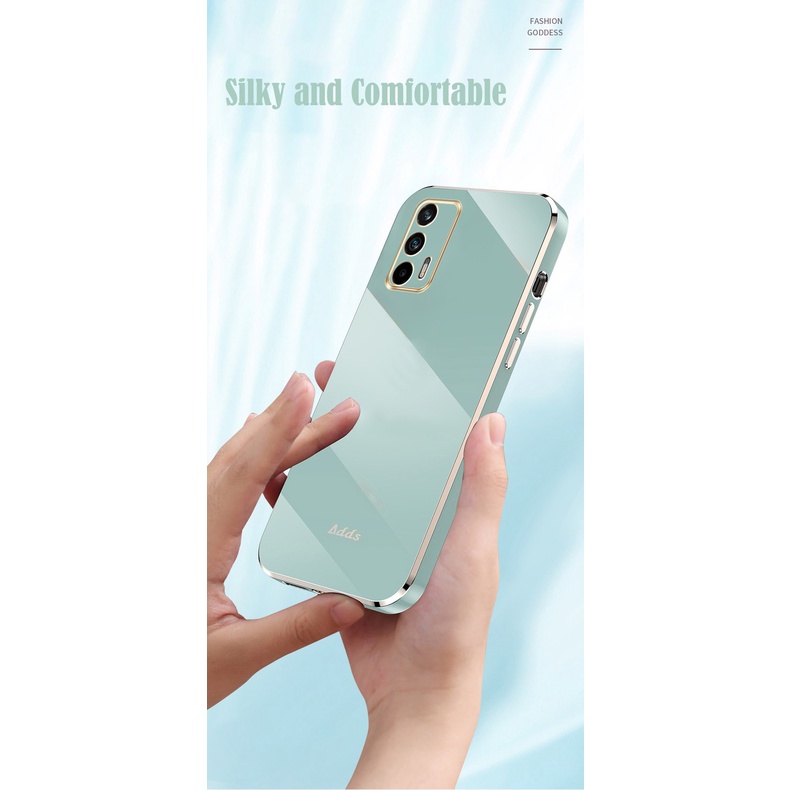 Ốp điện thoại TPU mềm dáng vuông cho Realme GT Neo 2 XT X X7 Pro 7 8 5G V5 V13 V15 V11