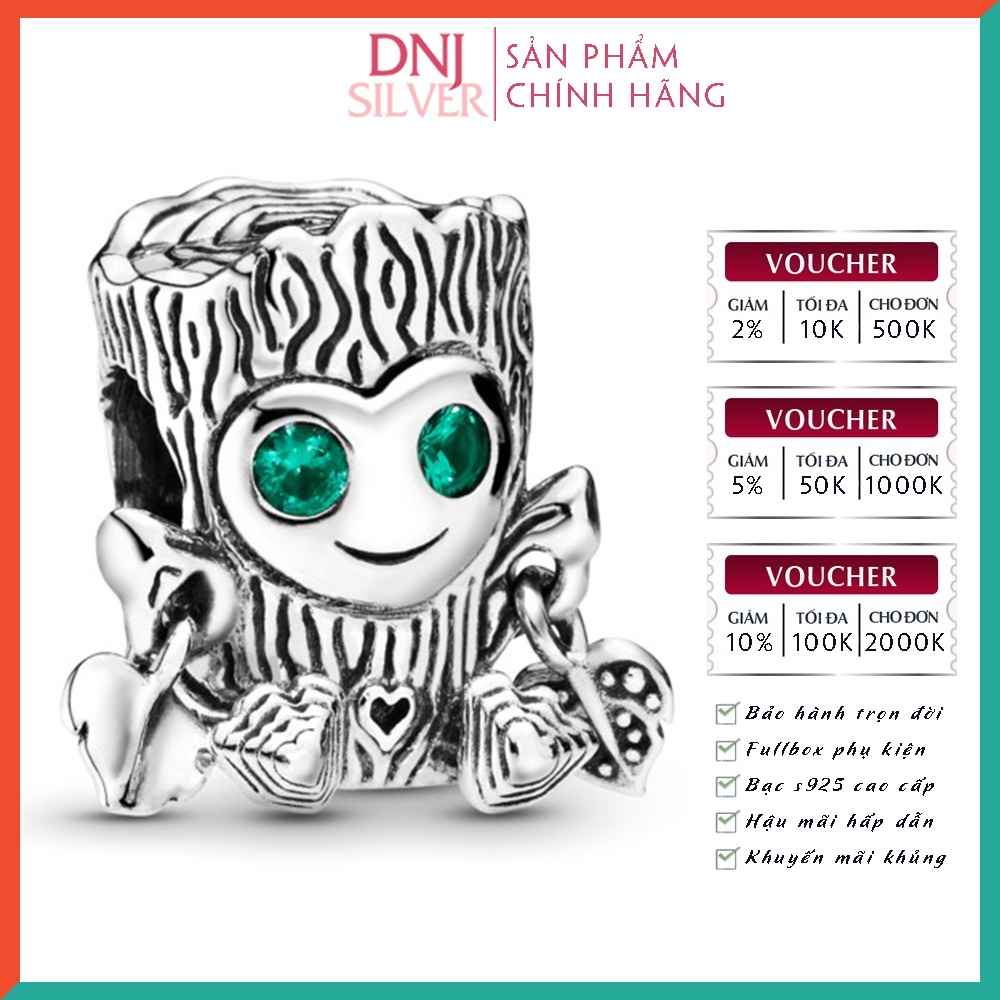 Charm bạc 925 cao cấp, hàng chuẩn bạc - Charm Sweet Tree Monster thích hợp để mix vòng tay charm - DN179
