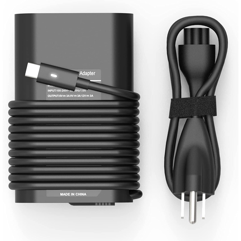 65W 45W USB Type C Laptop Sạc Dell Latitude 7420 7370 7275 5285 5420 5520 7320 7410 5179 7390 5290 5