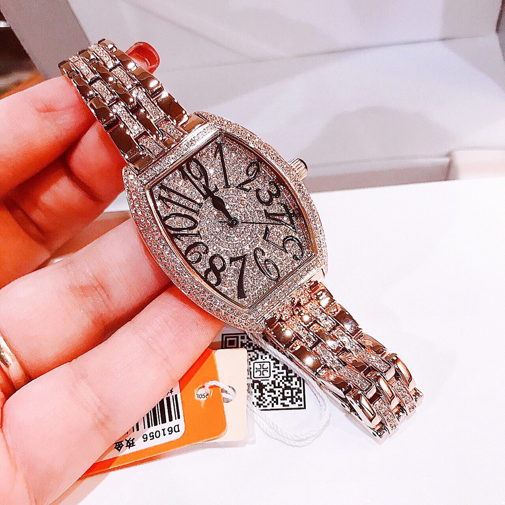 Đồng Hồ Nữ Davena 61056 34mm Rose Gold - Chính Hãng