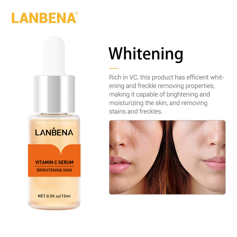 Serum tinh chất vitamin C làm trắng giữ ẩm chăm sóc làn da 15ml LANBENA