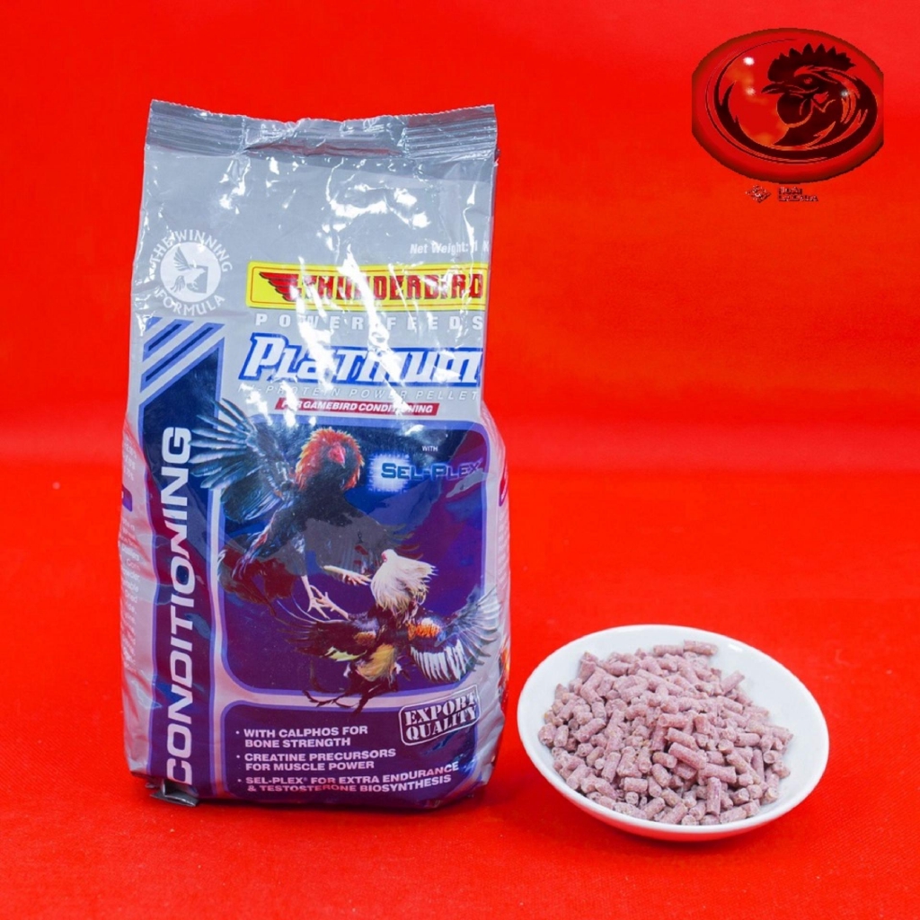 CÁM Thunderbird PLATIUM dành cho gà chế độ đá 1 KG - Thuốc gà đá A Long