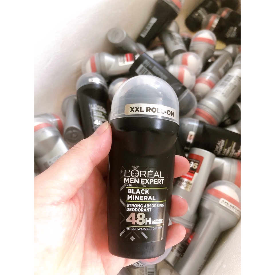 Lăn khử mùi nam Loreal Men Carbon Đức chống ố vàng đến 96h, lăn nách nam - Shop Viloet