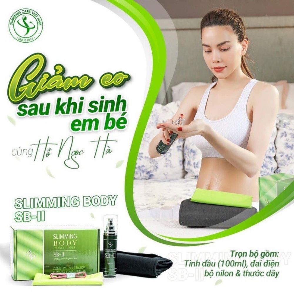 Slimming body 2, đai quấn nóng giảm mỡ phiên bản mới, đánh tan mỡ thừa, hàng chính hãng