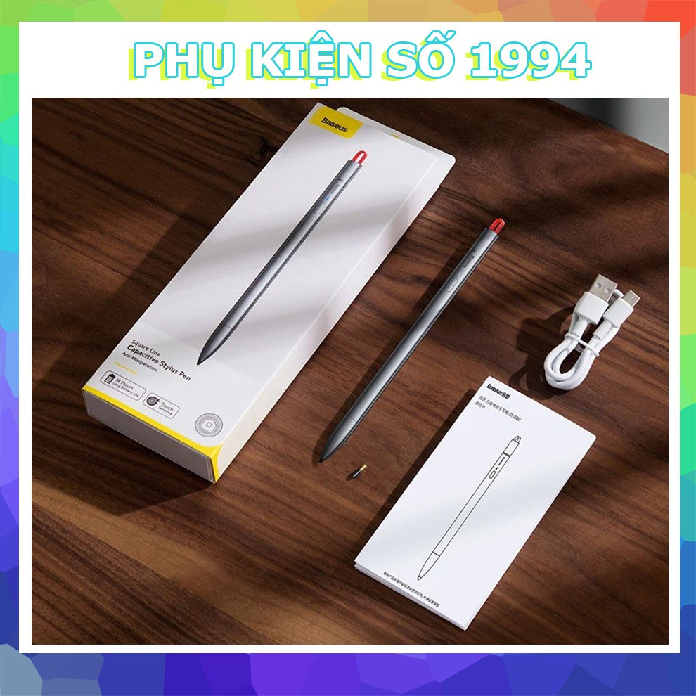 Bút vẽ cảm ứng cao cấp hỗ trợ vẽ như Apple Pencil CHÍNH HÃNG BASEUS cho iPAD PRO/MTB SAMSUNG