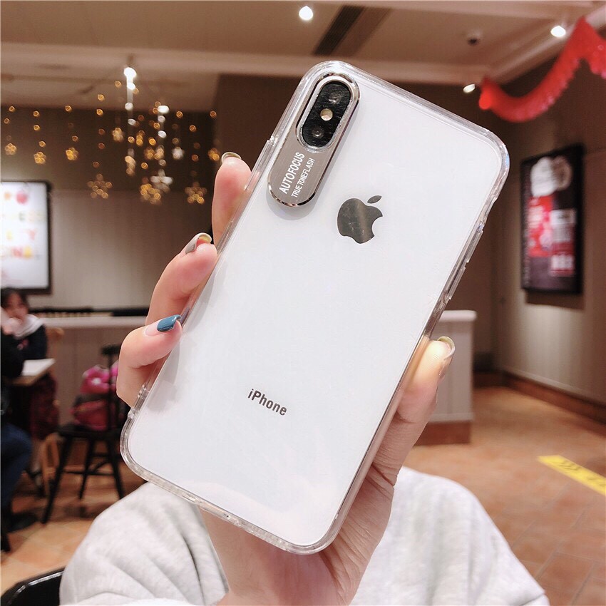 Ốp lưng iphone chống sốc, bảo vệ camera Auto Focus chính hãng, vỏ trong suốt, chống bám vân tay - Việt Linh Store